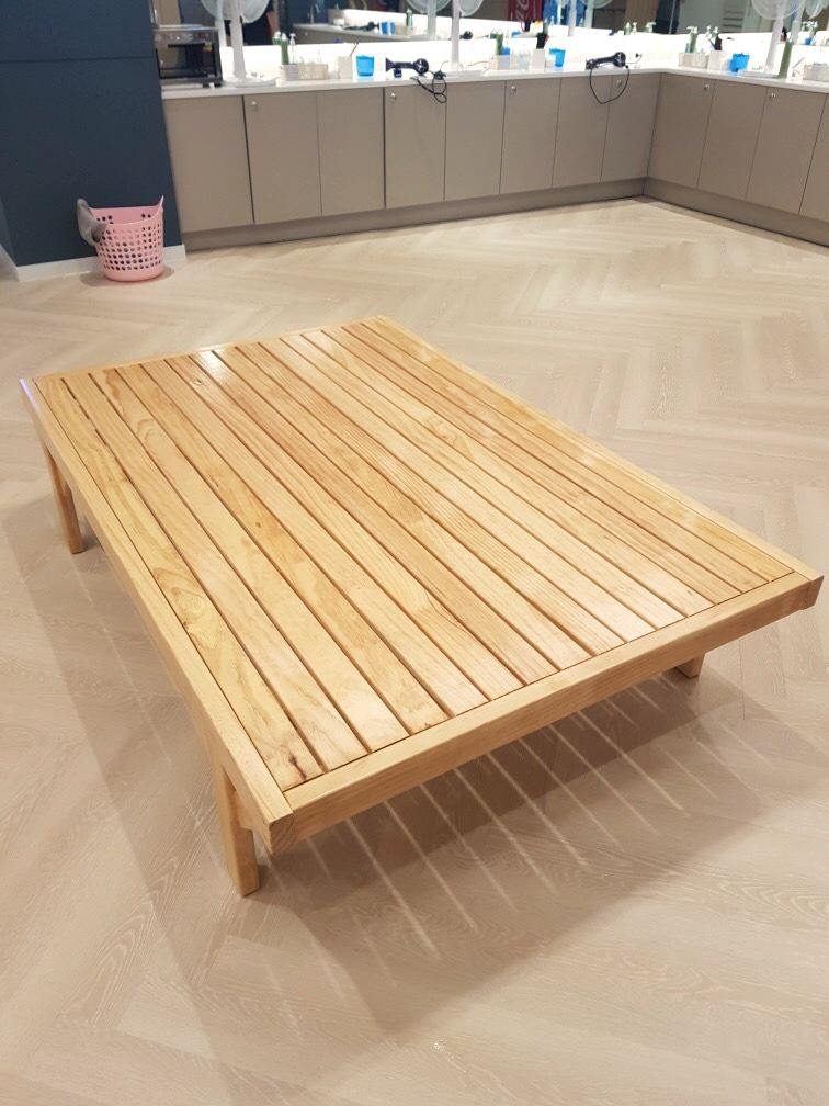 원목 평상 거실